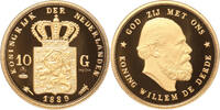 10 Gulden goud Replica 10 Gulden goud 1889 in Verguld Zilver -
