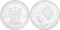 Zilver 2,5 gulden Nederland 2,5 gulden zilver Wilhelmina -