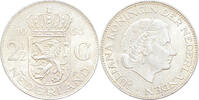 Zilver 2,5 gulden Nederland 2,5 gulden zilver Juliana -