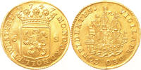 Holland Scheepjesschelling goud 1747 fdc