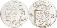 Dubbele wapenstuiver Holland Dubbele wapenstuiver 1758 -