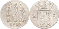 Dubbele wapenstuiver Holland Dubbele wapenstuiver 1737/36 -