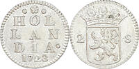 Holland Dubbele wapenstuiver 1723 fdc
