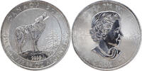 Canada Wildlife Grijze Wolf 2015 3/4 ounce silver -