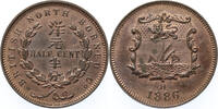1/2 Cent British North Borneo 1/2 Cent 1886 H copper -