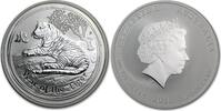 Australië Lunar 2 Tijger 2010 2 ounce silver -