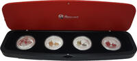 Australië Lunar 2 Muis Coin set 2008 4 x 1 ounce silver -