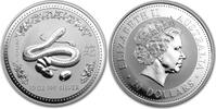 Australië Lunar 1 Slang 2001 10 ounce silver -