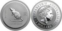 Australië Lunar 1 Muis 2008 2 ounce silver -
