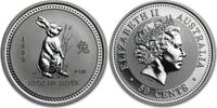 Australië Lunar 1 Haas 1999 1/2 ounce silver -