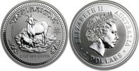 Australië Lunar 1 Geit 2003 2 ounce silver -