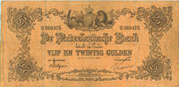25 gulden 25 gulden 1860 Bankbiljet 71-10 kwaliteit -