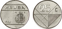 25 Cent 25 Cent Aruba jaar 2014 -