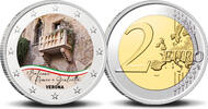 2 Euro 2 Euro munt kleur Balcone di Romeo e Giulietta Verona -
