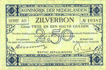 2 1/2 gulden 2 1/2 gulden 1915 Zilverbon 10-3b kwaliteit -
