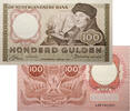 100 gulden 100 gulden 1953 Erasmus 121-1 kwaliteit -