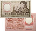 100 gulden 100 gulden 1953 Erasmus 121-1 kwaliteit -
