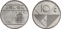 10 Cent 10 Cent Aruba jaar 2014 -