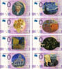 0 Euro 0 Euro biljetten Nederland - Vincent van Gogh collectie 1/8 kleur -