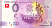 0 Euro 0 Euro biljet Zwitserland 2021 - Freddie Mercury Queen Montreux -