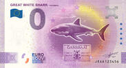 0 Euro 0 Euro biljet South Africa 2022 - Great White Shark Gansbaai ANNIVERSARY -