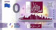 0 Euro 0 Euro biljet Qatar 2021 - Qatar COLOUR -