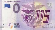 0 Euro 0 Euro biljet Portugal 2019 - SL Benfica 115 Anos -