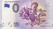 0 Euro 0 Euro Biljet Portugal 2019 - Galo de Barcelos -