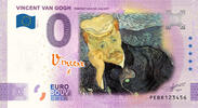 0 Euro 0 Euro biljet Nederland 2023 - Vincent van Gogh VIII Portret van Dr. Gachet KLEUR -