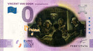 0 Euro 0 Euro biljet Nederland 2022 - Vincent van Gogh VI De Aardappeleters KLEUR -
