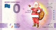 0 Euro 0 Euro biljet Nederland 2022 - Merry Christmas KLEUR -