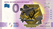 0 Euro 0 Euro biljet Nederland 2022 - Koninklijke Luchtmacht ACC KLEUR -