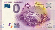0 Euro 0 Euro biljet Nederland 2020 - Dutch GP Zandvoort -