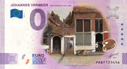 0 Euro 0 Euro biljet Nederland 2021 - Vermeer Het Straatje KLEUR -