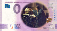 0 Euro 0 Euro biljet Nederland 2021 - Vermeer De Astronoom KLEUR -