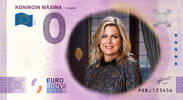 0 Euro 0 Euro biljet Nederland 2021 - Koningin Máxima 50 jaar KLEUR -