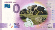 0 Euro 0 Euro biljet Nederland 2021 - Hunebed Drenthe KLEUR -