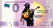 0 Euro 0 Euro biljet Nederland 2021 - Eurovisie Songfestival Jeangu Macrooy KLEUR -