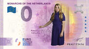0 Euro 0 Euro biljet Nederland 2020 - Prinses van Oranje Amalia KLEUR -