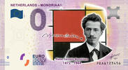 0 Euro 0 Euro biljet Nederland 2020 - Mondriaan I KLEUR -