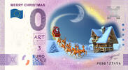 0 Euro 0 Euro biljet Nederland 2020 - Merry Christmas KLEUR -