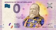 0 Euro 0 Euro biljet Nederland 2020 - Koning Willem III KLEUR -