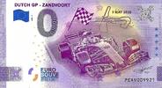 0 Euro 0 Euro biljet Nederland 2020 - Dutch GP Zandvoort ANNIVERSARY EDITION -