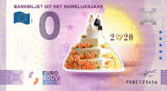 0 Euro 0 Euro biljet Nederland 2020 - Bankbiljet uit het huwelijksjaar KLEUR -