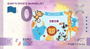 0 Euro 0 Euro biljet Nederland 2020 - Baby's eerste bankbiljet KLEUR BLAUW -