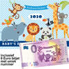 0 Euro 0 Euro biljet Nederland 2020 - Baby's eerste bankbiljet in cadeauverpakking jongen -