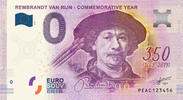 0 Euro 0 Euro biljet Nederland 2019 - Rembrandt Zelfportret -