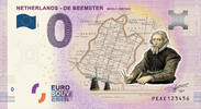 0 Euro 0 Euro biljet Nederland 2019 - De Beemster KLEUR -
