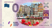 0 Euro 0 Euro biljet Nederland 2017 - Amsterdam KLEUR -
