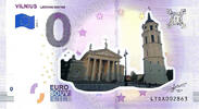 0 Euro 0 Euro biljet Litouwen 2018 - Vilnius KLEUR -